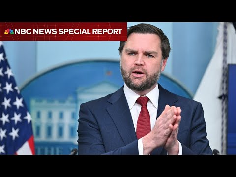 Special Report: Vance speaks at White House press briefing, doubles down on support for ICE