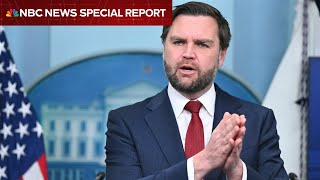 Special Report: Vance speaks at White House press briefing, doubles down on support for ICE