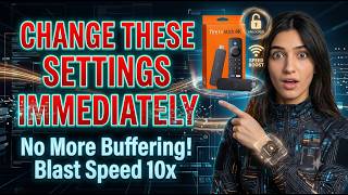 DO THIS IMMEDIATELY for 10X Firestick Speed! (No More Buffering)