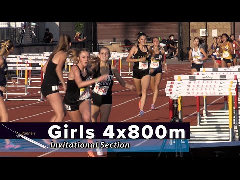 2021 TF - Arcadia Invitational - 4x800 Relay (Girls)