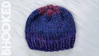 Really Easy Knit Baby Hat Tutorial
