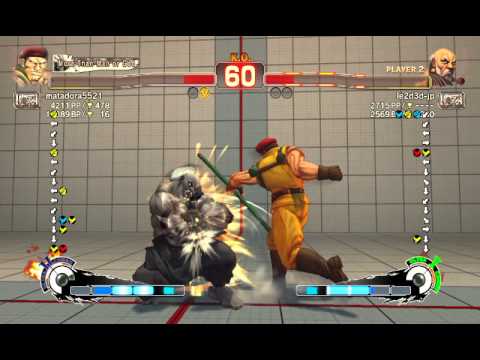 USF4: matadora5521(Rolento) vs le2d3d-jp (Gouken) Rank match
