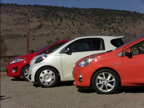 2013 Ford Fiesta vs Toyota Prius C vs Scion IQ Comparison Review
