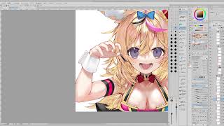 尾丸ポルカちゃんぬりぬりするわよ～！