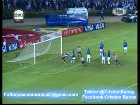 Cruzeiro 1 Estudiantes 2 (Relato Sebastian Vignolo) ( Copa Libertadores 2009 Los goles