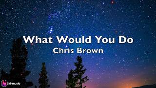 Chris Brown - What Would You Do (Lyric Video)