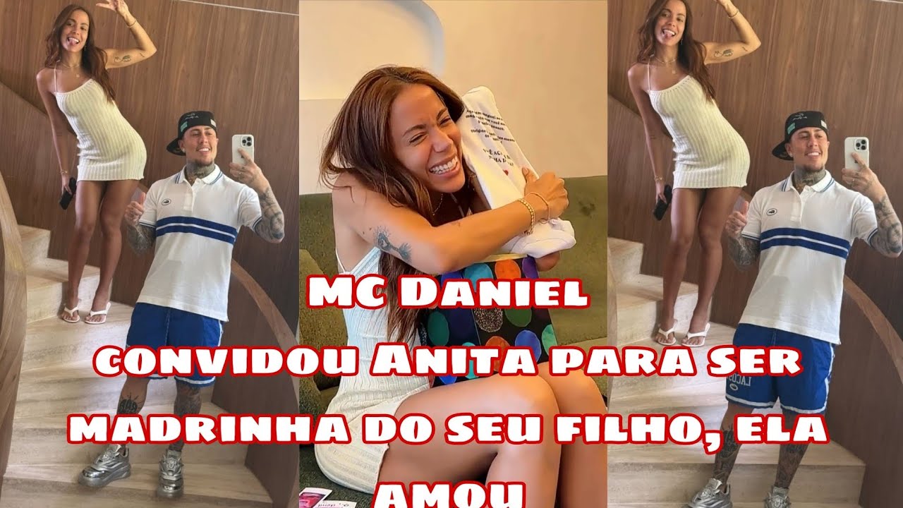 MC Daniel chamou Anitta para ser madrinha do seu filho .#annita #mcdaniel