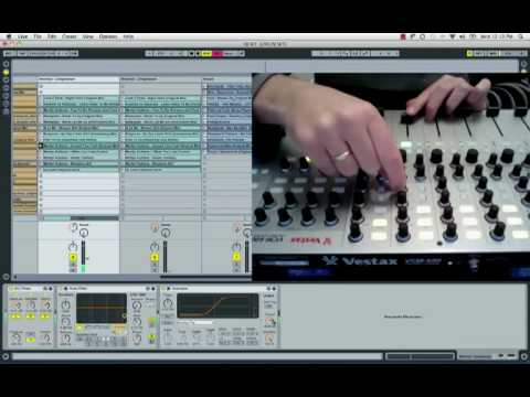 Martijn Kuilema- DJ with Vestax VCM 600. Ableton Live 8