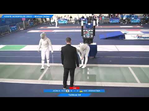 Coupe Acropolis 2023 SWS - L64 - Olena Kravatska UKR v Jeon Hayoung KOR