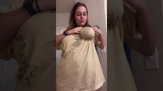 No Bra Challenge #shorts #tiktok #no bra