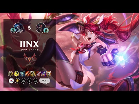 Jinx ADC vs Lucian - KR Grandmaster Patch 12.7