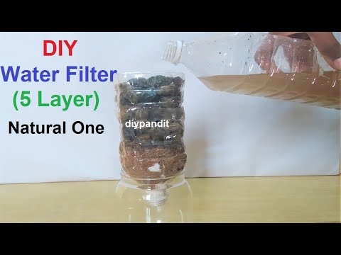 waste water purification working model for school science project exhibition DIY pandit