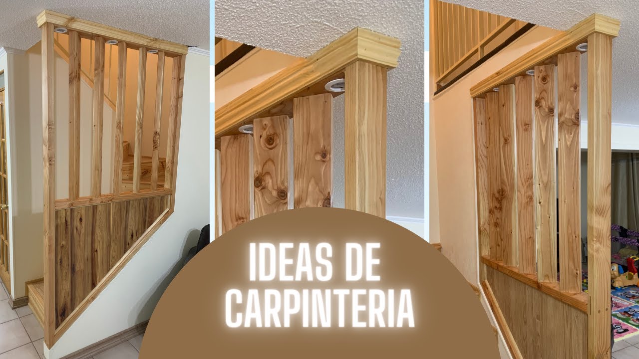 Separador de ambientes de MADERA - Carpinteria en Terreno