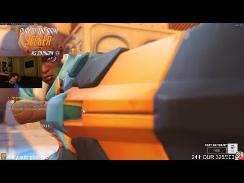 POTG! SEEKER GENJI + SOJOURN GAMEPLAY OVERWATCH 2 SEASON 7 TOP 500