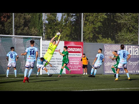 Resumen del Cerdanyola F.C. - C.D.Brea (2-1) Jornada 1, Segunda RFEF