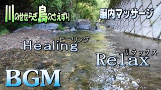 【ヒーリング#3】川のせせらぎ　鳥のさえずり