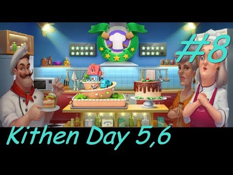 HOMESCAPES - Story Walkthrough -Gameplay Part #8- Kitchen - Day 5,6 (iOS, Android)