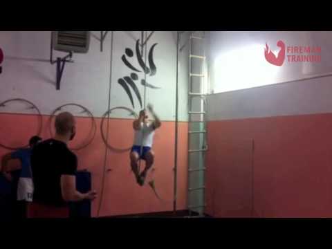 Salita corda scalino - Esercizi per Vigili del Fuoco con Fireman Training