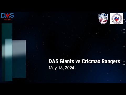 EYCL 2024 U15:  DAS Giants vs Cricmax Rangers,  May 18, 2024
