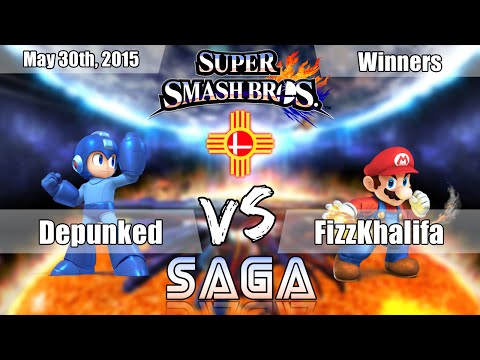 SAGA - Depunked(Mega Man,Kirby) vs. FizzKhalifa(Mario,Palutena) - Winners Bracket - Smash 4