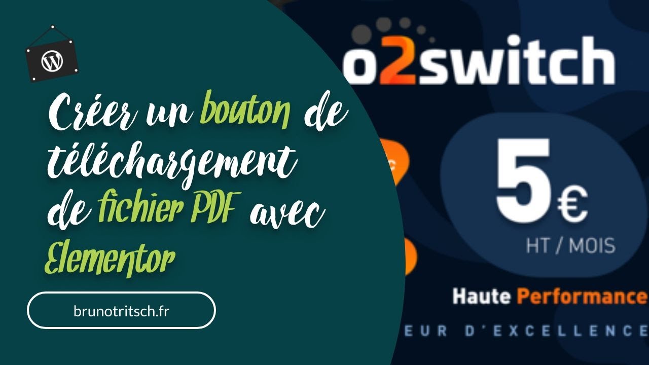 Comment créer un bouton de téléchargement de fichier PDF avec Elementor