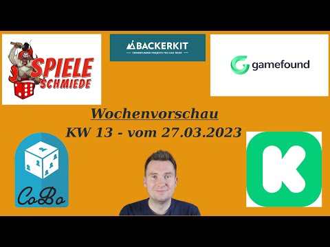 KW 13 - Überblick neuer kooperativer Spiele via Kickstarter, Gamefound und Spieleschmiede März 2023