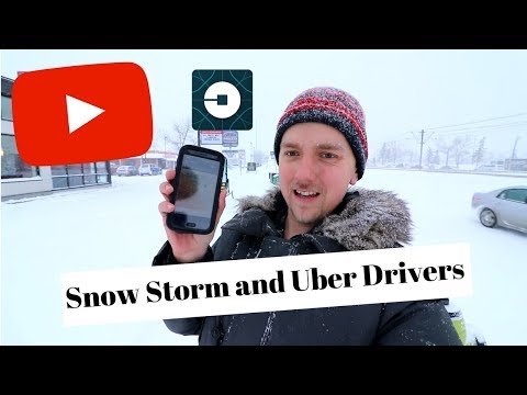 Snow Storm vs Uber Drivers