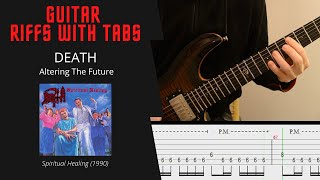 Death - Altering The Future - Guitar riffs with tabs / cover / lesson