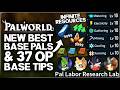 Palworld 1 0 New Best Base Pals Infinite Resources Work Skills 37 IMPORTANT Base Tips Guide