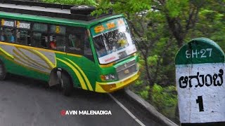 preview picture of video 'Most Dangerous Hairpin Curve Road | Agumbe Ghat'