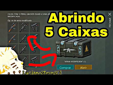 Last Day Abrindo 5 Caixas De Armas Modificadas Gameplay/Android