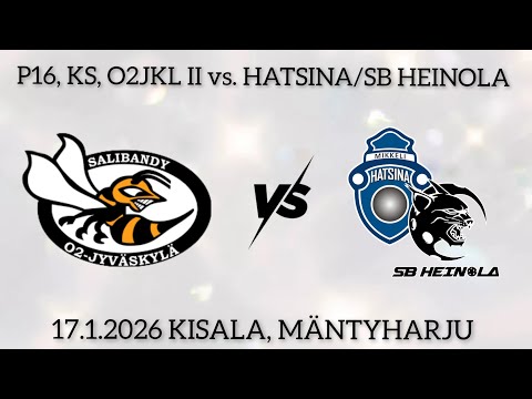 P16, KS, O2 JKL II vs. HATSINA/SB HEINOLA, 17.1.2026,  klo. 13:00