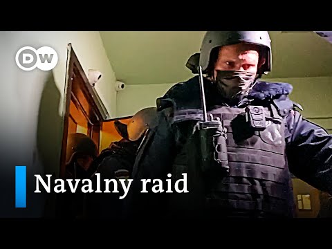 俄羅斯警方突擊搜查阿列克謝-納瓦尼的家和辦公室｜DW新聞 (Russian police raid Alexei Navalny's home and offices | DW News)