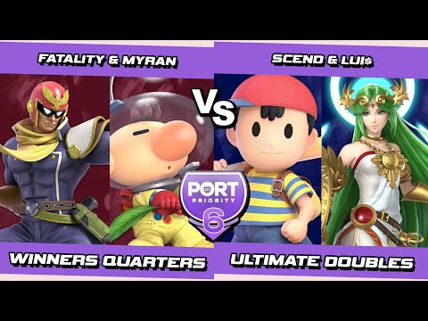 Port 6 Doubles Winners Quarters - Fatality & Myran Vs. Scend & Lui$ SSBU Ultimate Tournament
