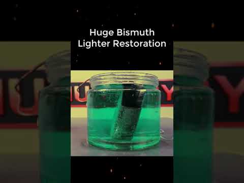 Huge bismuth lighter Restoration | @TheRestorationHub007