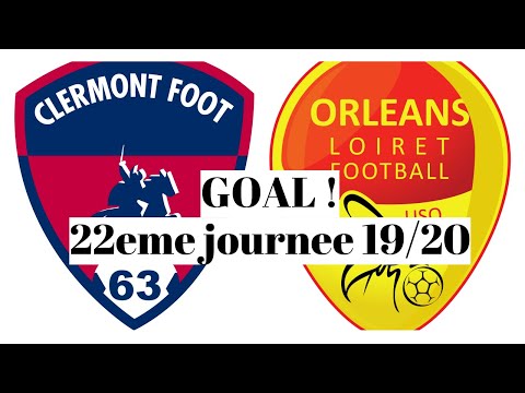 Clermont Foot 63 - US Orléans [(2)-1] GOAL 79' (Jason Berthomier) 22ème journée 2019/20