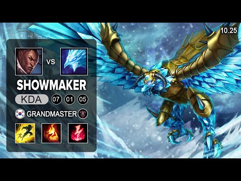 Showmaker vs Knight - Anvia Mid vs Lucian - KR Grandmaster pat ch 10.25