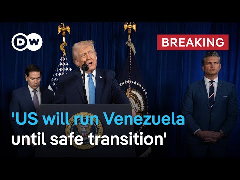 Trump also announced US oil companies will rebuild Venezuelan oil industry | DW News