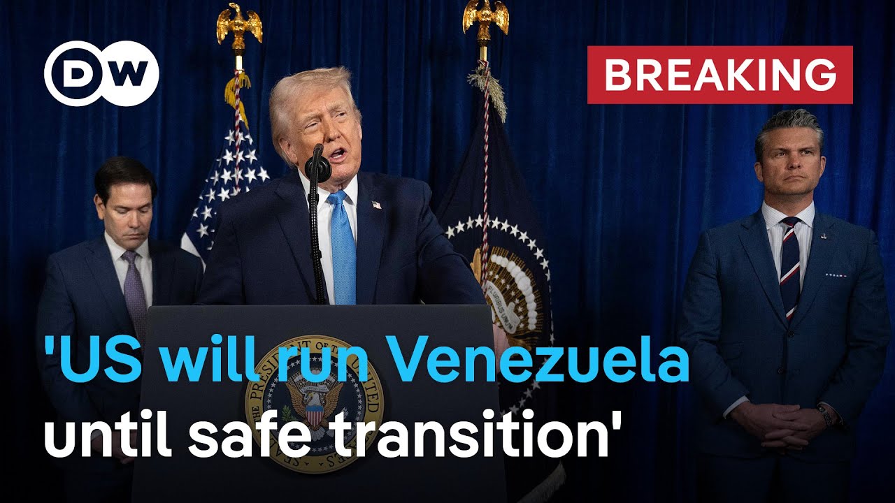Trump also announced US oil companies will rebuild Venezuelan oil industry | DW News