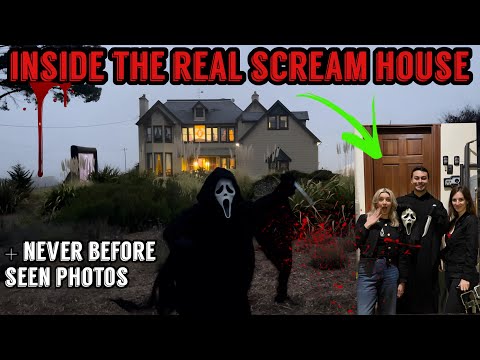Inside the REAL Scream House! + Signed Ghostface Knife Giveaway Buck 120 #Halloween #Scream