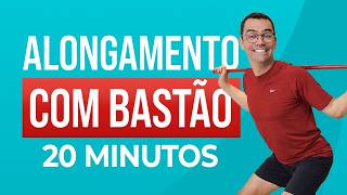 Exercises for BODY PAIN | EASY STRETCHING WITH A BROOM HANDLE