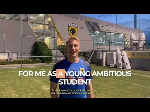 FSI Students - Hannes Busch , Testimonial about FSI Internship at AEK Athens FC