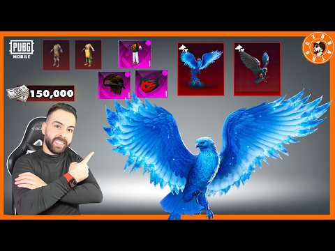 شحنت 150 الف😮 شدة لعجلة الصقر #ببجي_موبايل #ببجي #pubgmobile