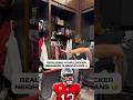 The moment Tez Johnson found out his locker is next to #MikeEvans 🤯 #buccaneers #locker #nfl #team