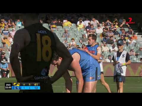 Grand Final Hostplus SANFL Snapshot - Sturt's Lachlan Burrows nails set shot