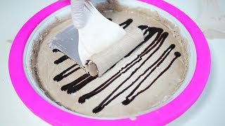 🍫초코우유 철판 아이스크림 만들기 (+뒤로재생까지) | 한세