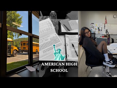 MY FIRST DAY AT AMERICAN SCHOOL🇺🇸 Flex student 2024-2025💙