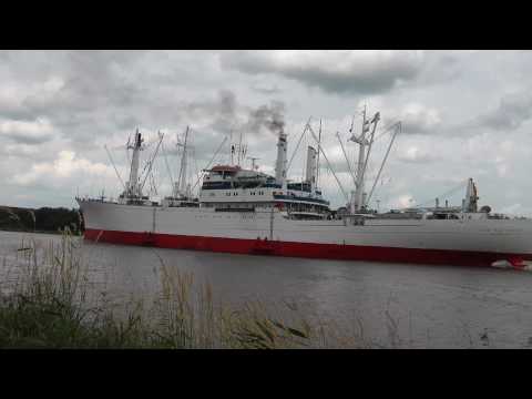 MS "CAP SAN DIEGO" am 17.7.2010 im KIEL-KANAL
