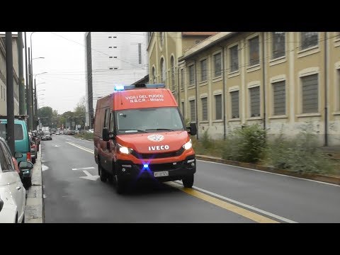 Nucleo NBCR Vigili del Fuoco di Milano in Emergenza / Italian Fire Brigade HazMat Unit in Emergency