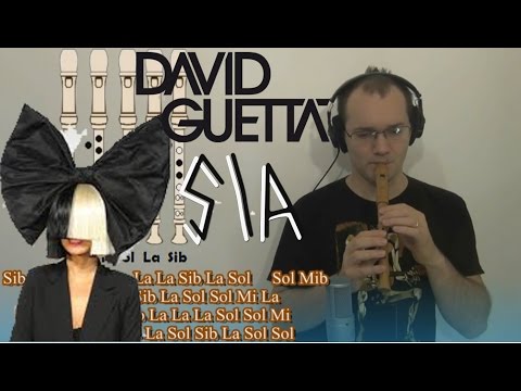 Titanium - David Guetta ft. Sia - Official en Flauta Dulce con notas explicadas (Recorder Cover)